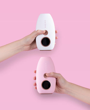 Shero ICE Cool Hair Removal Handset in White and Pink Colours
